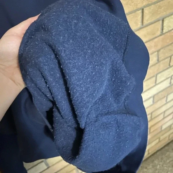 Vintage 90s Nike Swoosh Navy Blue Sweatshirt Crewneck Pullover Size Large - Picture 4 of 5